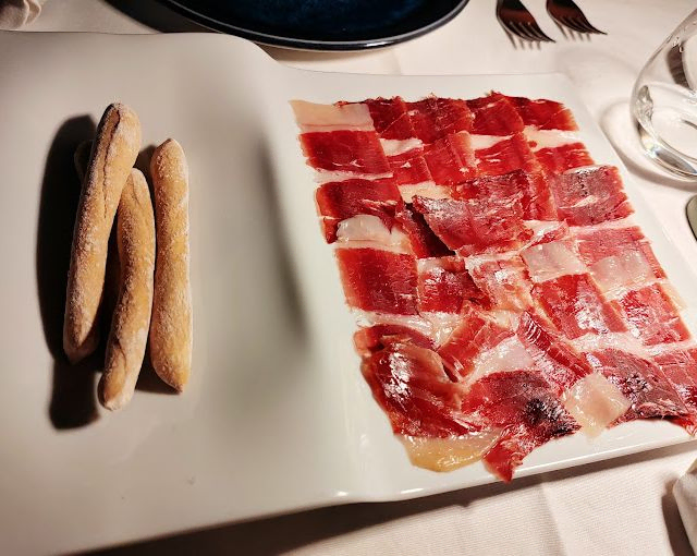 El 7 de Sillerías jamón en plato 